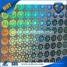 O mais recente Alibaba Supplier Shenzhen ZOLO round hologram stickers